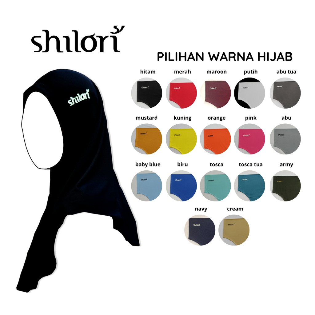HIJAB SPORTS SHILORI, hijab olahraga, hijab instant