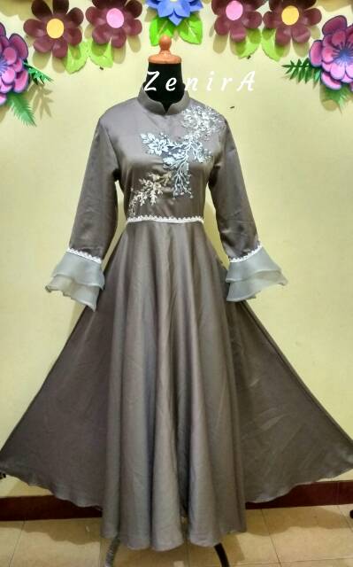 TERMURAH!! AISYAH DRESS gaun kondangan lamaran Bridesmaid tersedia ukuran XS hingga super jumbo