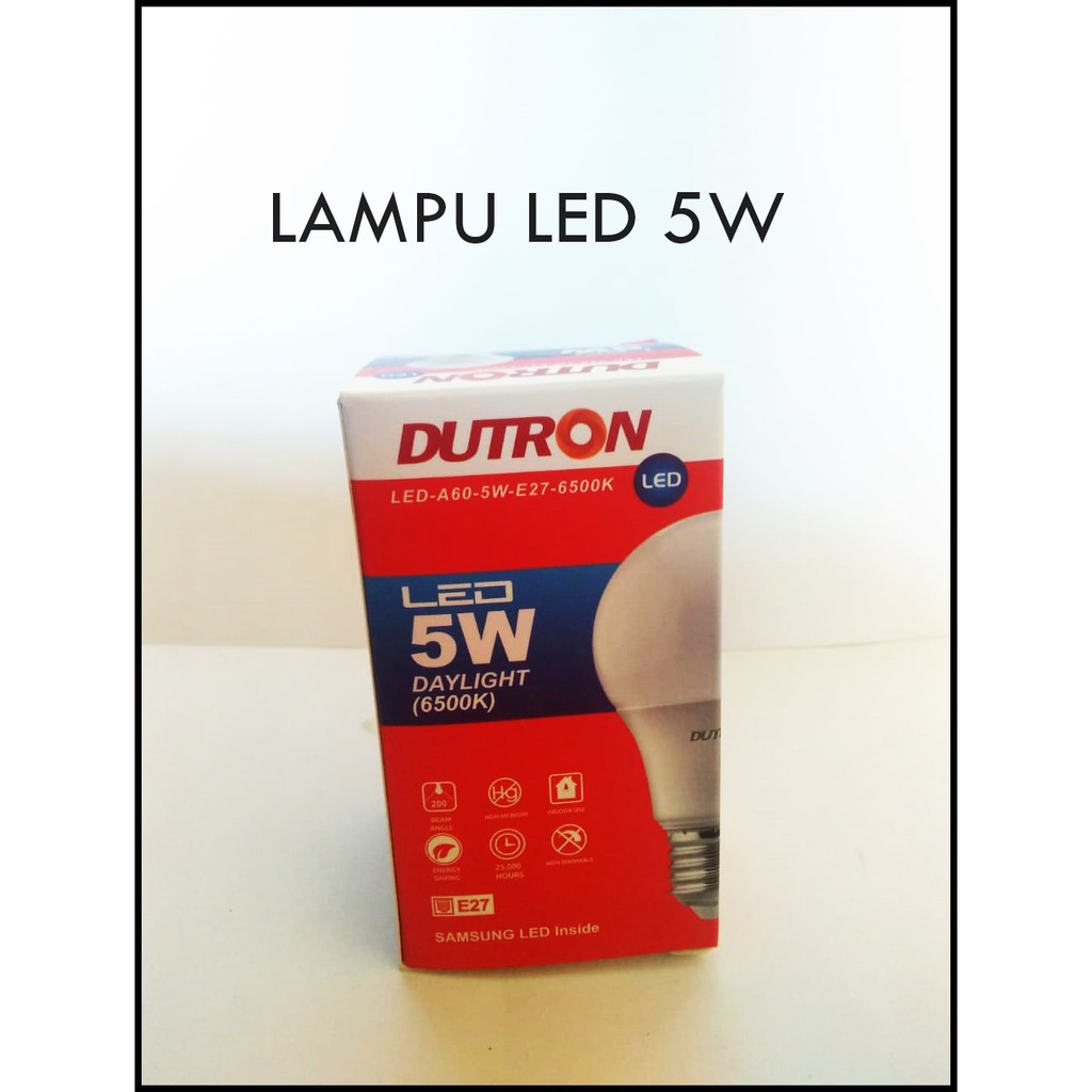 LAMPU DUTRON LED BULB 5W