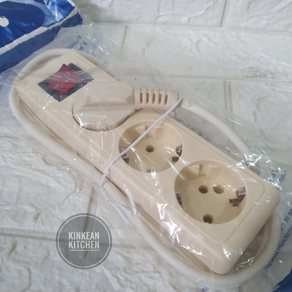 Stop Kontak 3Lubang 1,5Meter - CAHAYA