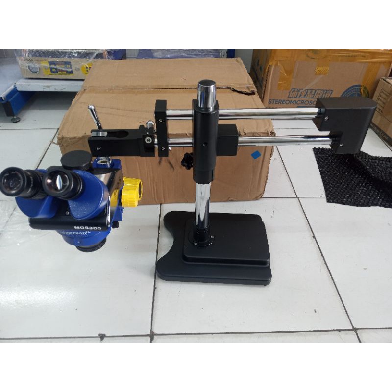 Microscope Trinokular MECHANIC MOS300-L2 PLUS LAMPU LED ORIGINAL