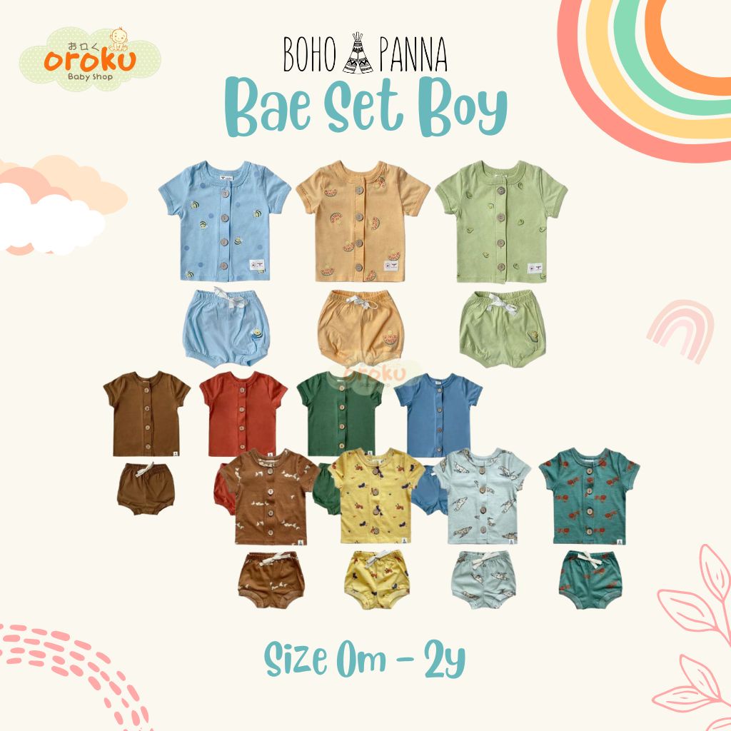 BOHOPANNA BAE SET BOY / THE OVERTEE / SETELAN ANAK