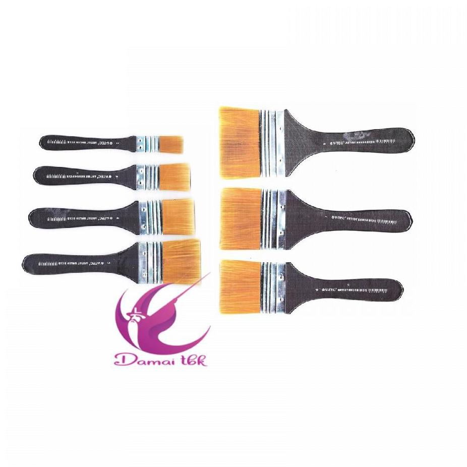 

HJI V-Tec Kuas 813 Short kuas lukis Kuas Lukis No.2,3,4,5,6,7 ST63 Terbaru ┗(