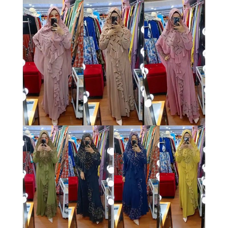 Rayna premium set syari by Yodizein