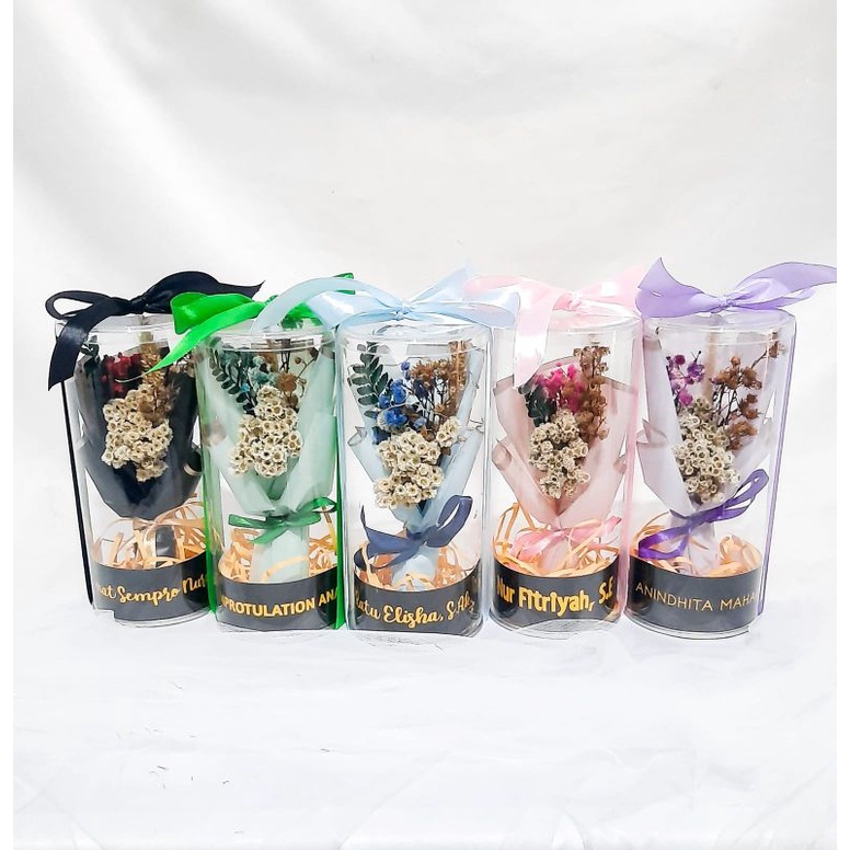 buket tabung/HADIAH WISUDA/BUKETINJAR