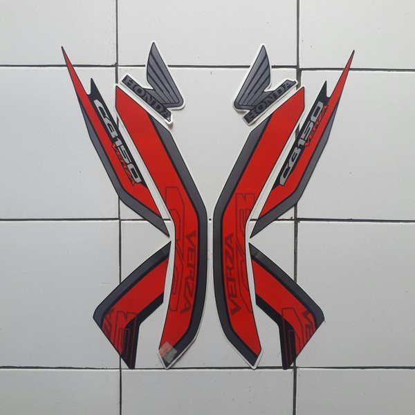 stiker motor Cb150 verza 2019 cw hitam doff