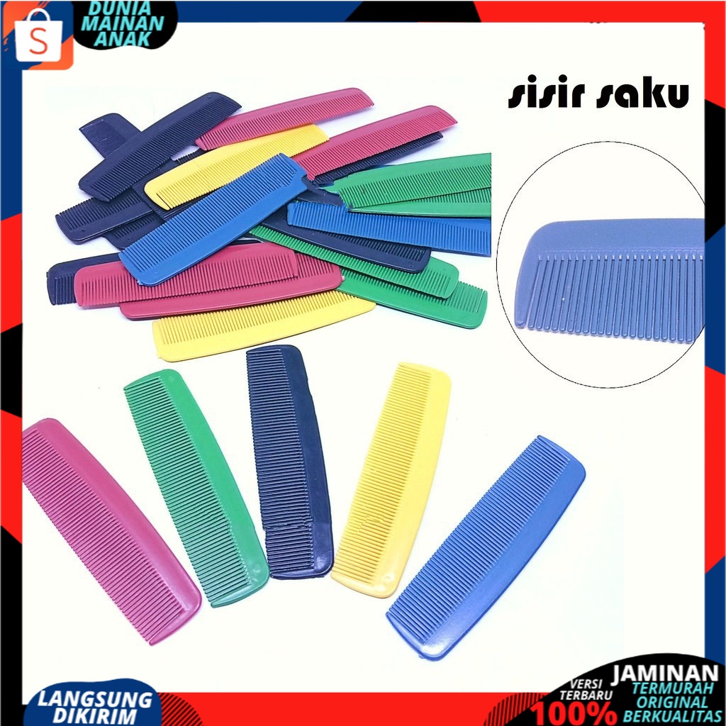 Sisir Saku / Sisir Rambut / Sisir Pomade / Sisir Kecil GIGI RAPAT 1PC  Best Seller