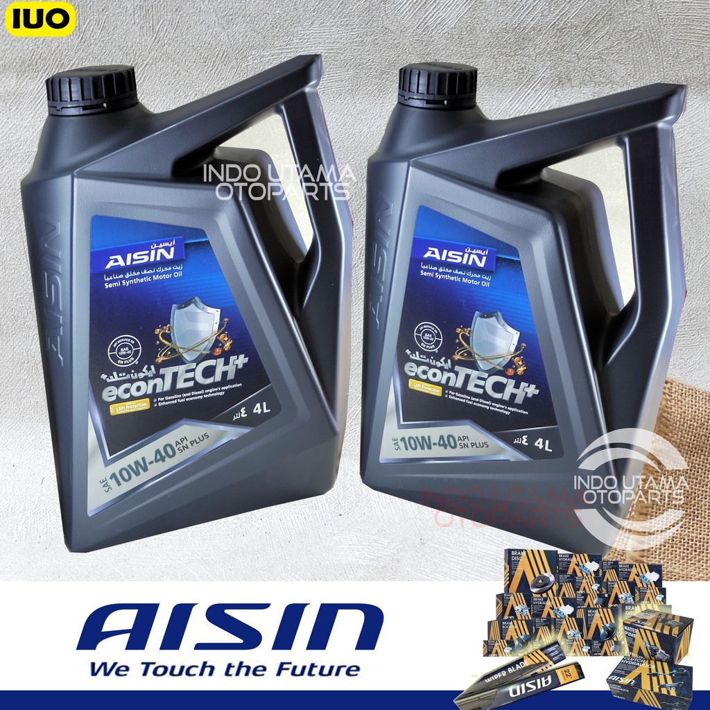 Oli Aisin 10W 40 API SN/CF Synthetic isi 4 ltr ASLI