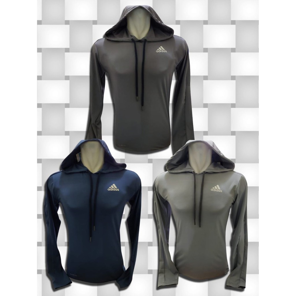 Baju Lengan Panjang ADIDAS Cowok (ada topi)