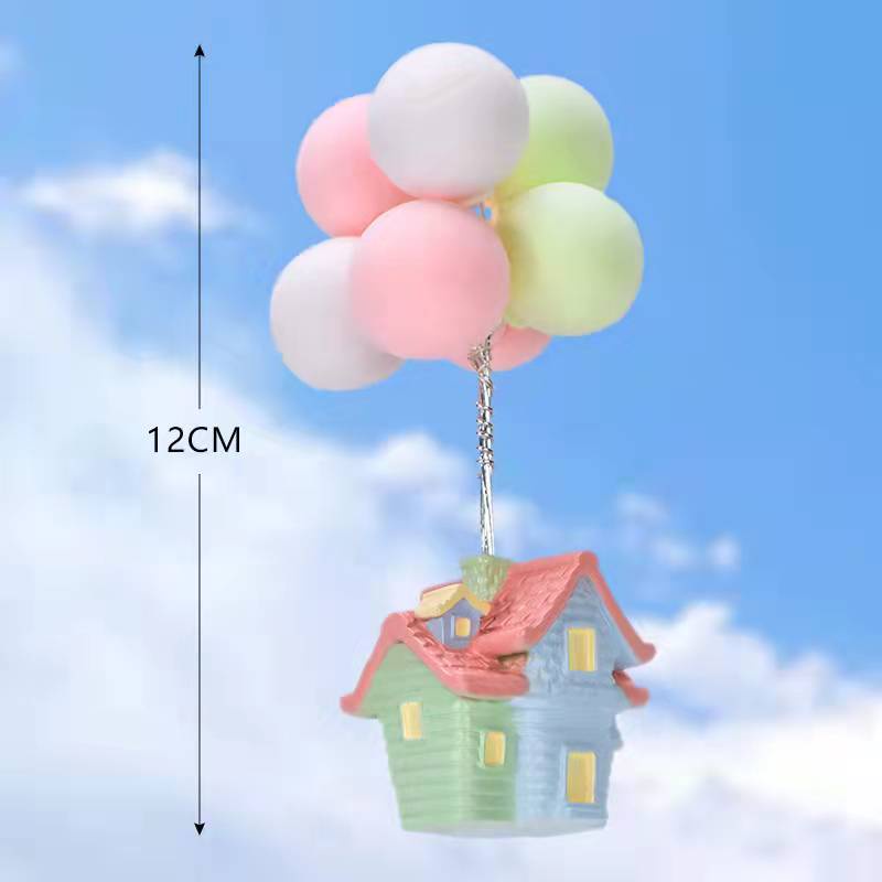 Cake Topper Pajangan Miniatur Toper Hiasan Rumah Balon Up Kue Ultah