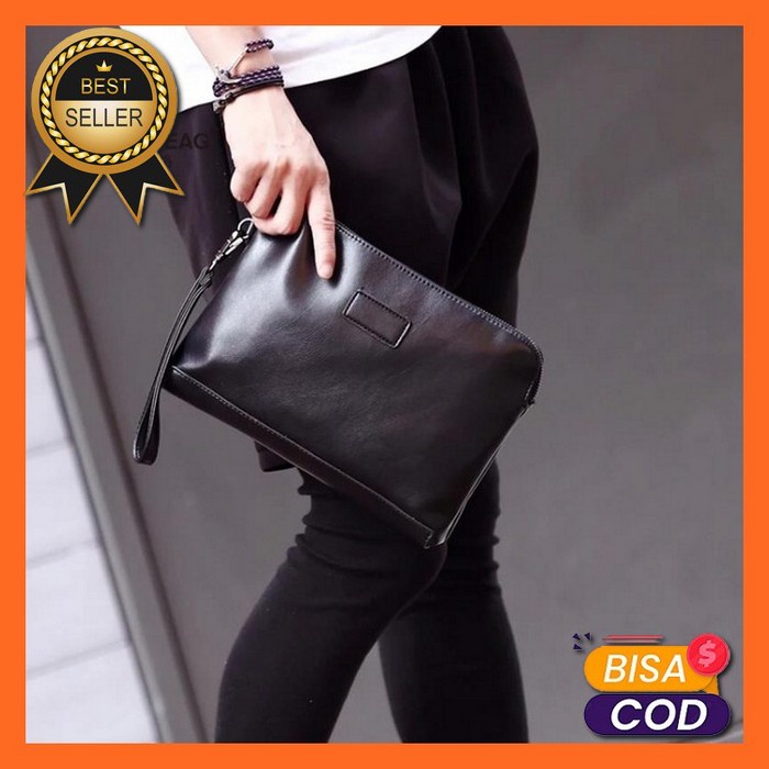 Clutch Pria Kulit Ukuran Besar Tas Genggam / Dompet Rhodey Tas Tangan Pria Handbag Tas Genggam Pria 