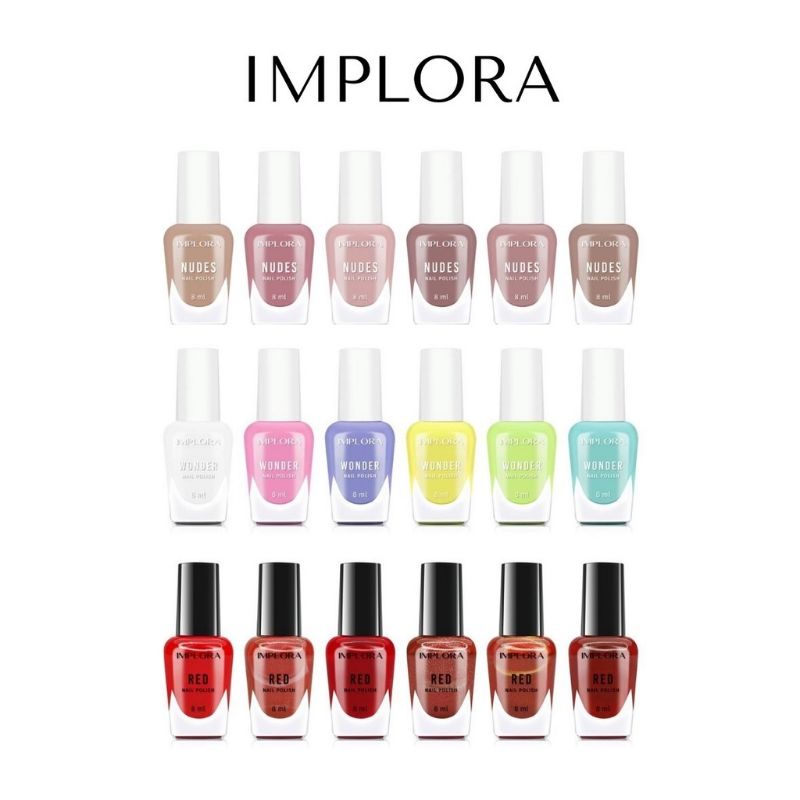 KUTEK IMPLORA Nail Polish/Kutek Implora box/ Kutek Implora ecer/ Kutek Murah / Cat Kuku Murah