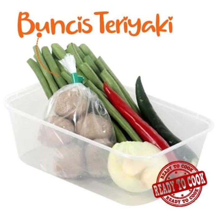 

Paket Siap Masak Buncis Teriyaki 1 Pack / 3-4 Porsi