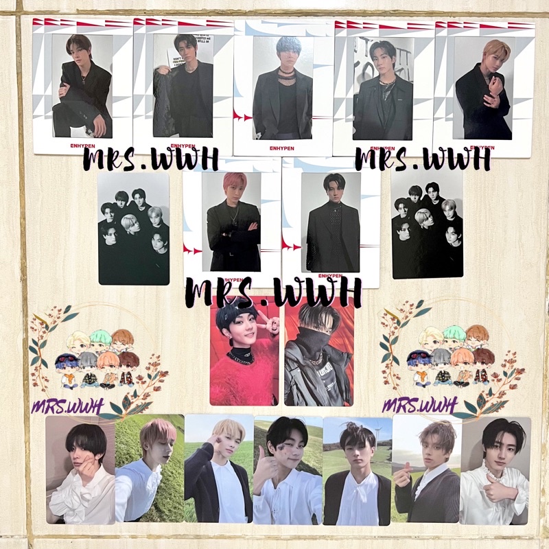 PHOTOCARD PC POB ANSWER LD SW PWS WV ENHYPEN NIKI SUNOO JUNGWON SUNGHOON JAY JAKE HEESEUNG RIKI WIBU