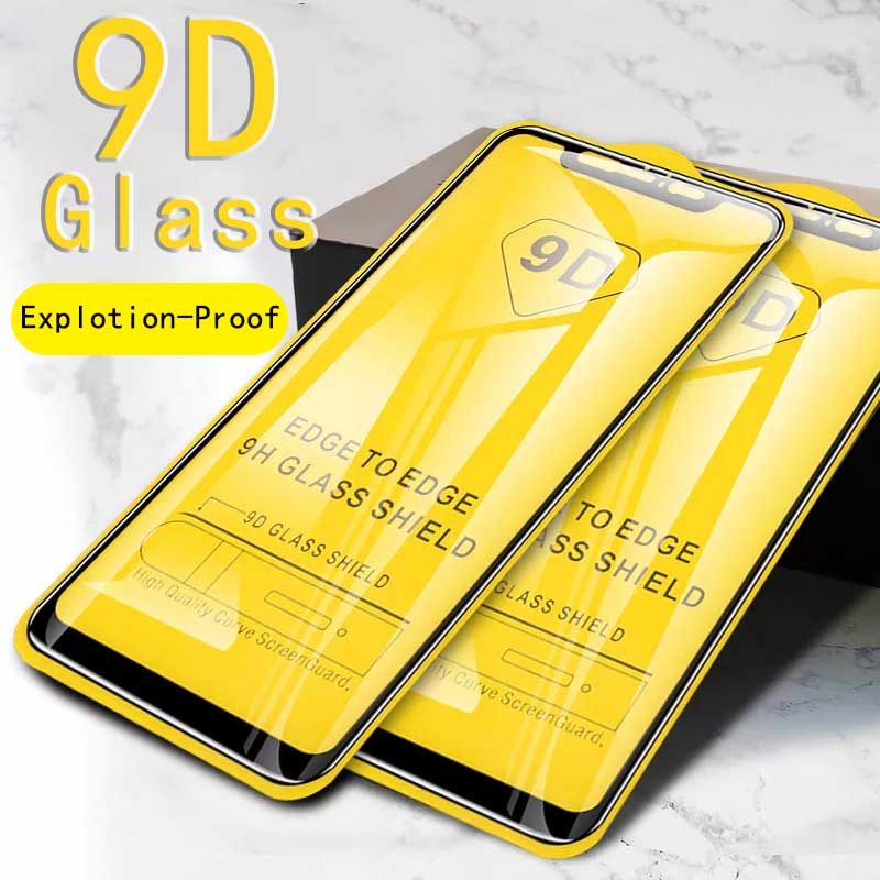 3pcs Pelindung Layar Tempered Glass 9D Cover Samsung Galaxy A30 A40 A51 A71 A31 A12 A20 S21 S22 Plus S10E S21FE A52 A72 4G 5G S10 Lite Note 20