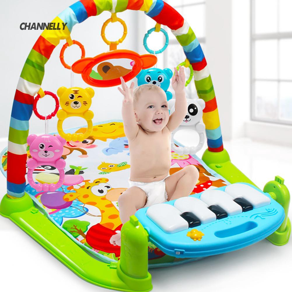 Cy Baby Pedal Piano Play Mat Activity Gym Blanket Fitness Bodybuilding Frame Shopee Indonesia