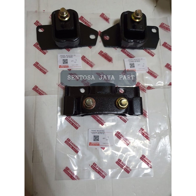 ENGINE MOUNTING TARUNA DEPAN BELAKANG 1SET 3PC ORIGINAL