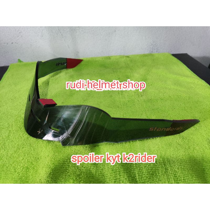 spoiler helm kyt k2 rider