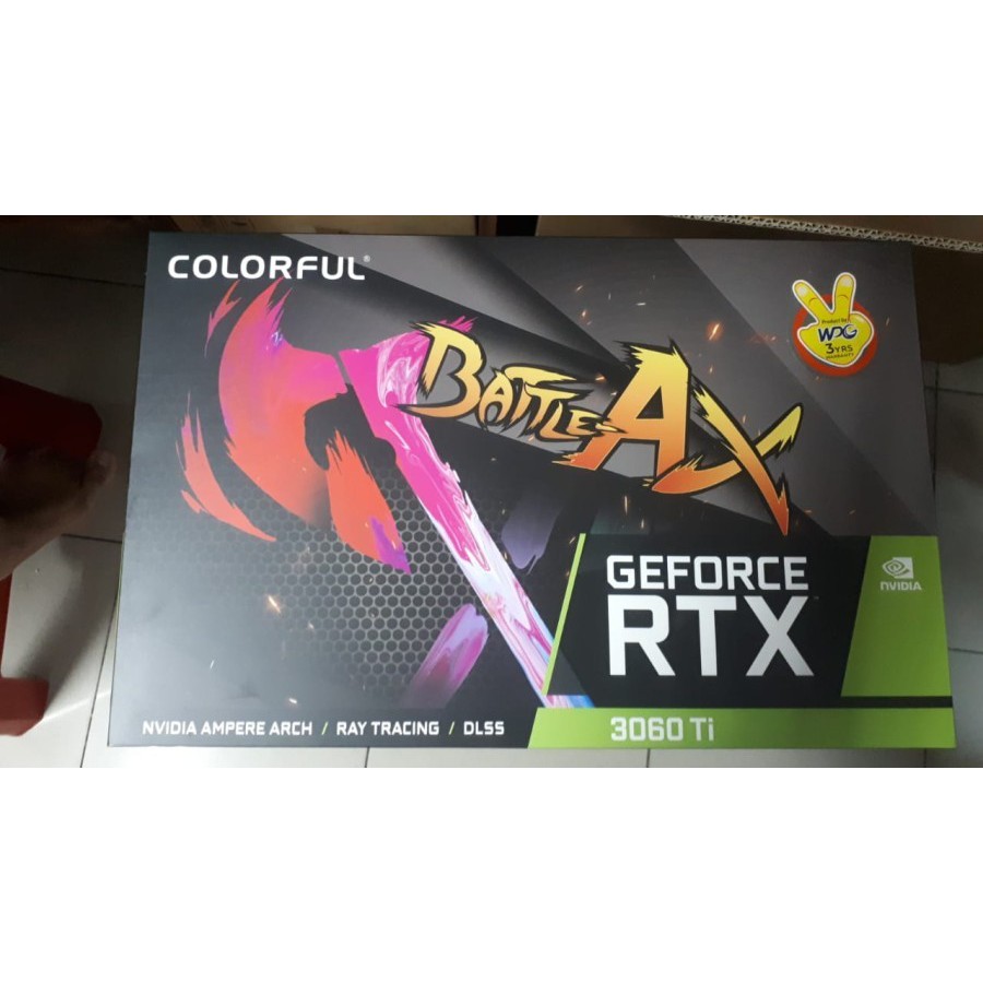 Vga ColorFul RTX 3060 Ti NB 8Gb - VGA Geforce Colorful GeForce RTX 3060ti 8GB