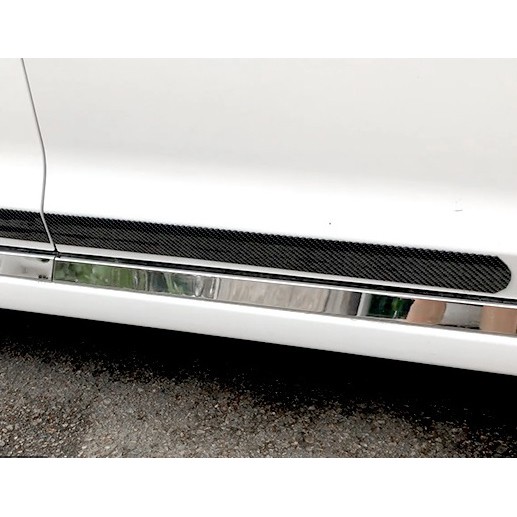 Strip Pelindung Body Mobil Karbon / Chorme Fleksibel Serba Guna DIY untuk Bumper Backdoor Pintu