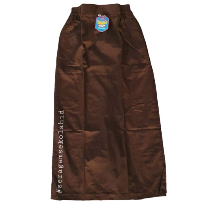 Rok Span 2 SMP Panjang Warna Putih / Biru / Coklat Pramuka