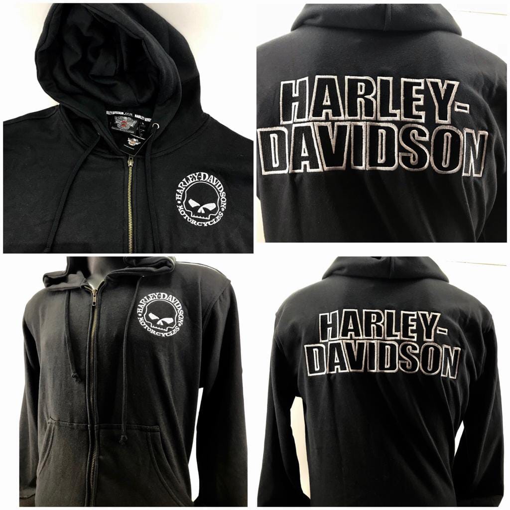 harley davidson skull hoodie