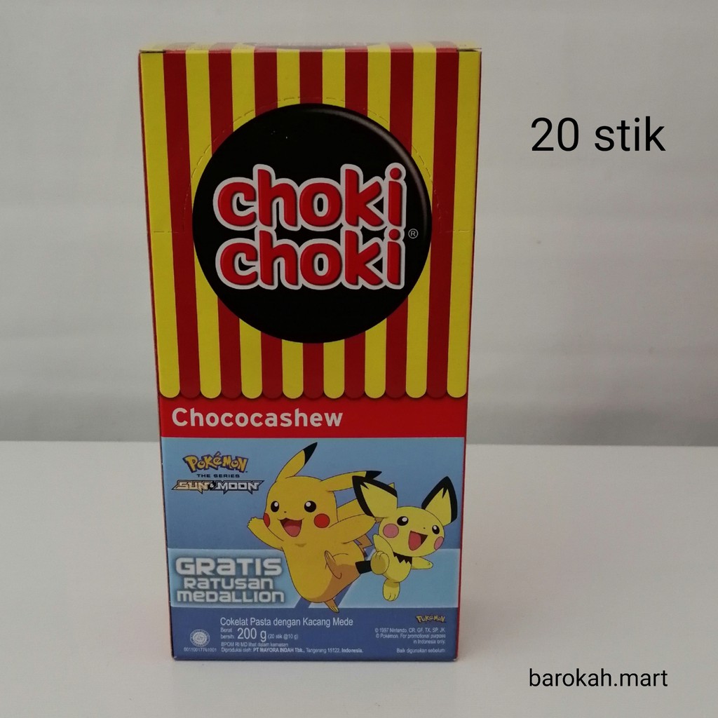 

Choki Choki Chococashew Dus isi 20 stik