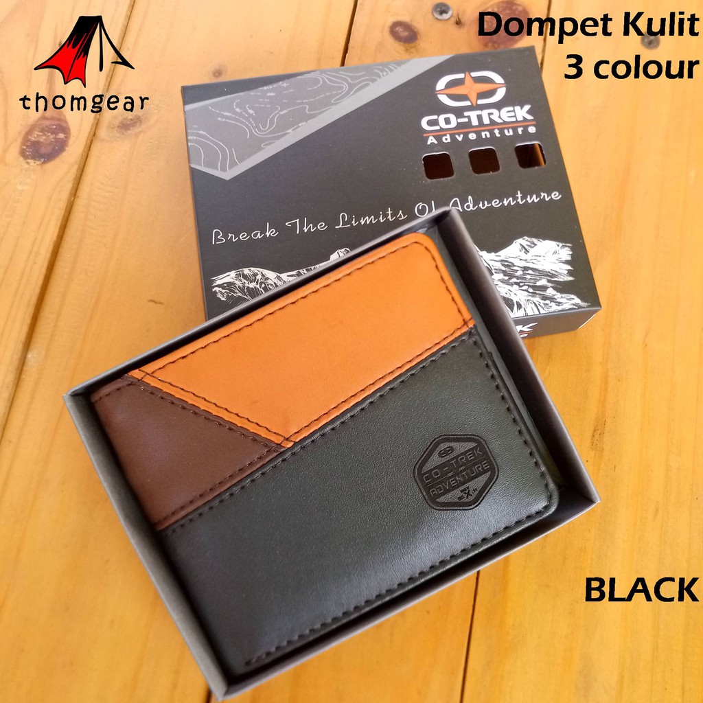 Thomgear Dompet Outdoor Cotrek Co-Trek Advanture Dompet Lipat Kulit Sintetis