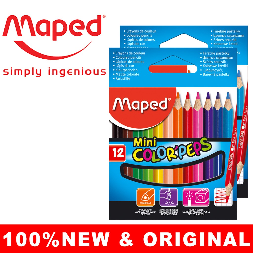 

Pensil Maped Colorpeps Mini 12 Warna