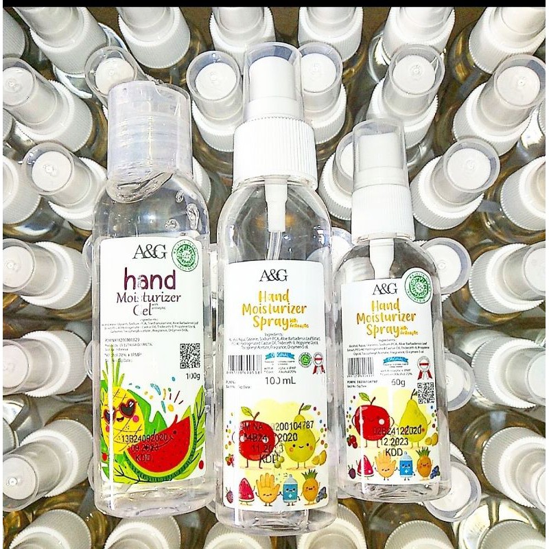 Hand Sanitizer A&amp;G 100 ml / Hand Mosturizer Gell A&amp;G Gel Spray