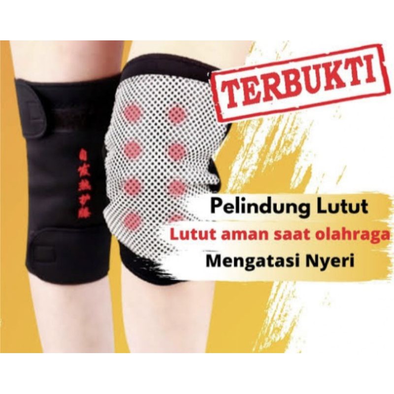 MAGNETIC THERAPY KNEE PAD DEKKER DEKER TERAPI PELINDUNG LUTUT 1 PASANG