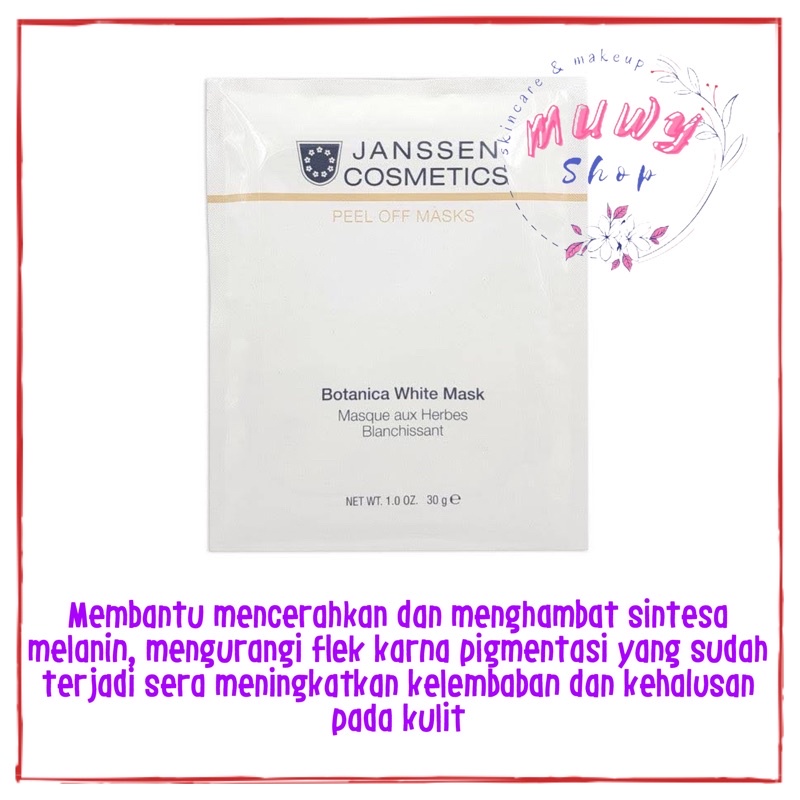 Janssen Peel Off Mask Botanica White Mask 30gr
