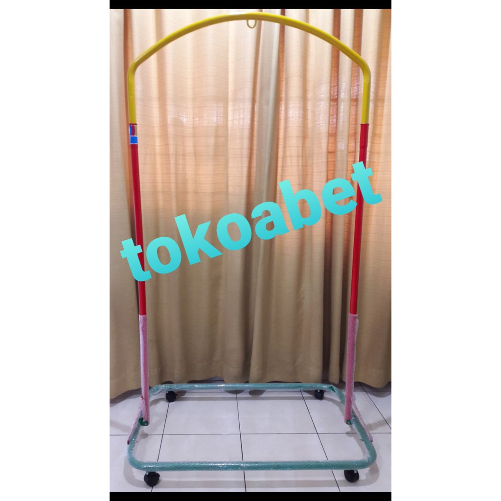 Paket Manual Ayunan Bayi Portable ORIENT Warna Warni dg Kain Ayun dan Kelambu dan PER JOEYI#tokoabet