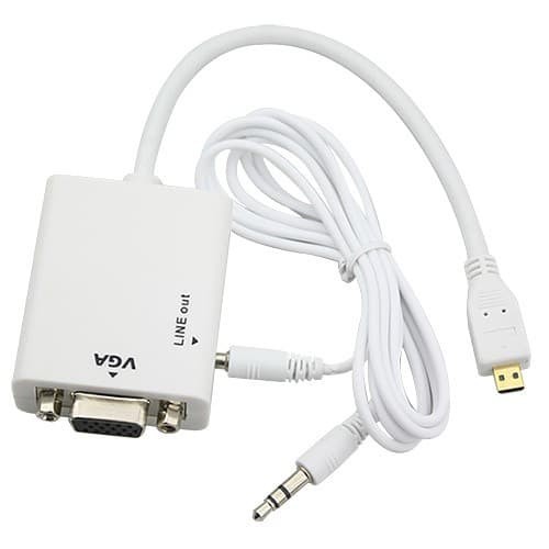 Netline Micro HDMI to VGA Adapter with Audio