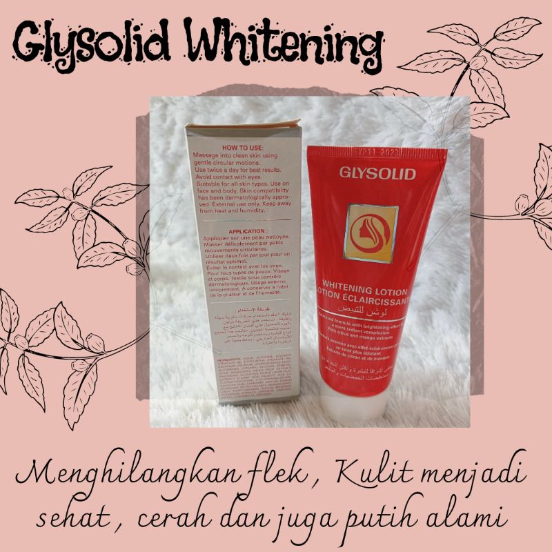 glysolid whitening lotion