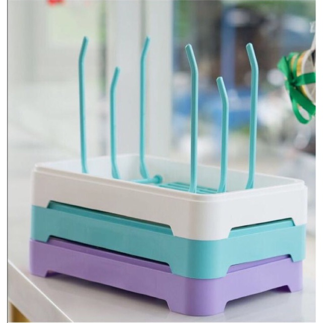 Little Baby Rak Pengering Botol Susu - COMPACT Drying Rack ( TANPA TUTUP )