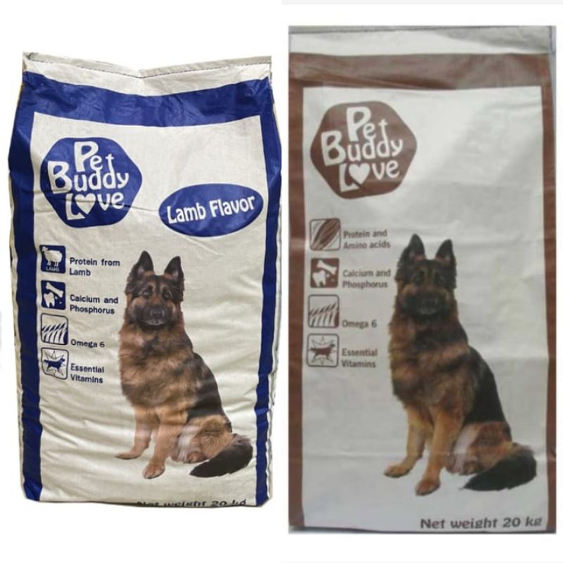 Jual Pet Buddy Love PBL 20kg 20 kg lamb beef dogfood dog food df