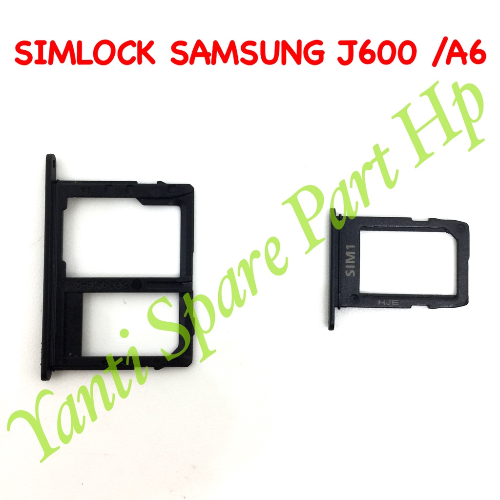 Simtray Sim Lock Samsung A6  A6 Plus A605  J6 J600 Dual Sim Original Terlaris New