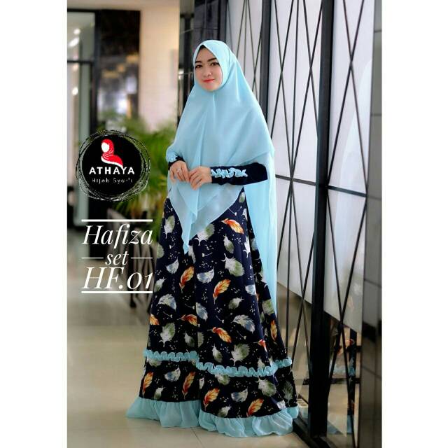 Gamis Casual Elegant Hafizah Series ORI by Athaya Hijab
