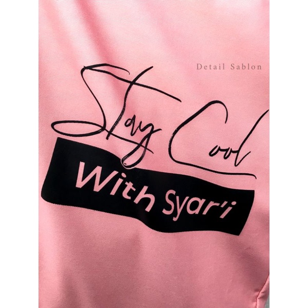 Stay Cool With Syar'i | Lana Bag | Totebag Katun Drill(Twill) | Totebag Kajian | Totebag Dakwah