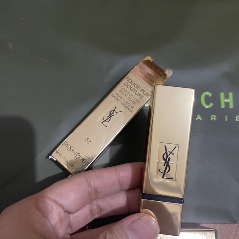 Lipstick YSL Rouge Pur Couture (Pure Colour Satiny Radiance) Original  Shade 52
