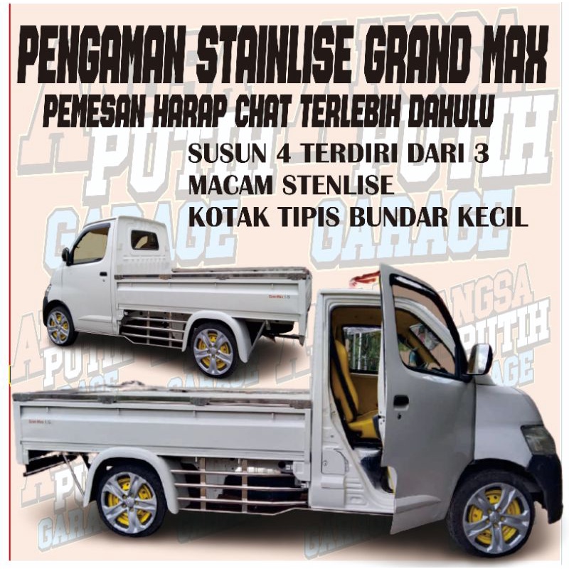 PENGAMAN STAINLIS GRAND MAX