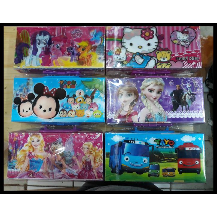 

Silahkan Order Tempat Pensil Kode 3 Dimensi Tayo, Hello Kitty, Tsum2, Frozen, Pony