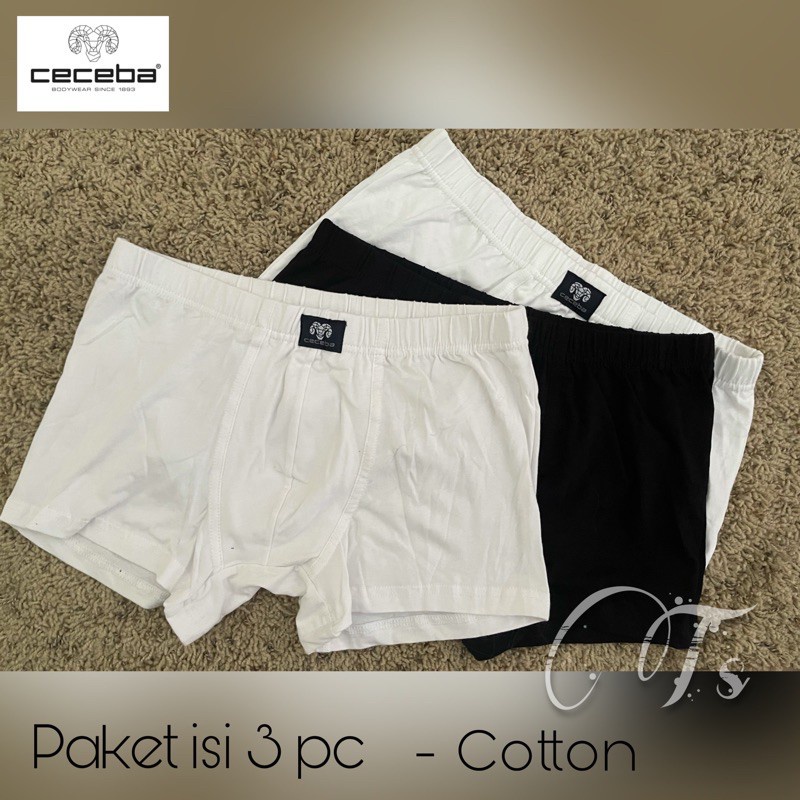 Termurah - Celana Dalam Pria / Ceceba Boxer Cotton Original DB01