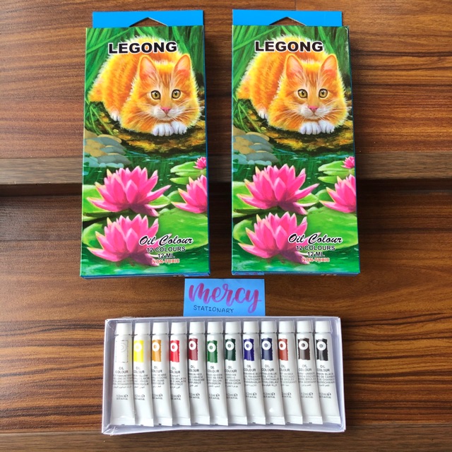 

Oil Colour Cat Minyak 12 Warna 12 ml