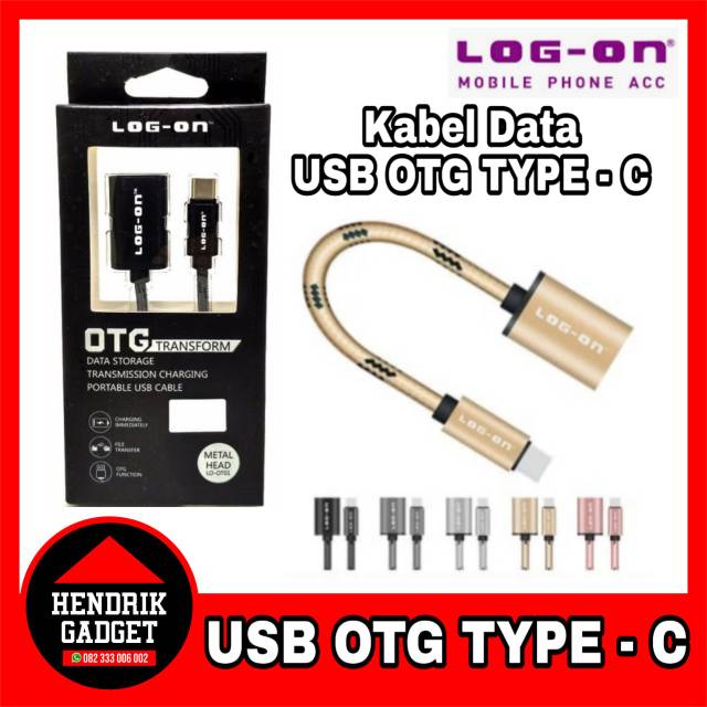 kabel otg type c samsung oppo vivo xiomi realme / konverter usb c