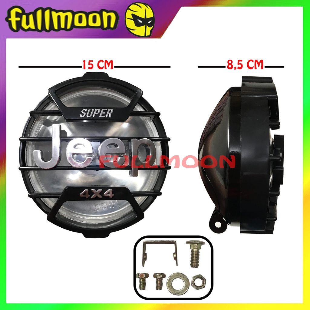 LAMPU JEEP DOUBLE REFLKTOR DEPAN JEEP