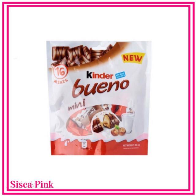 

Kinder Bueno 16 Mini Milk And Hazelnut 86,4 Gram