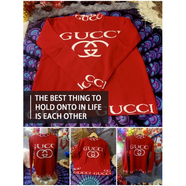 ATASAN WANITA GUCCI RAJUT PREMIUM/ SWEATER WANITA IMPORT
