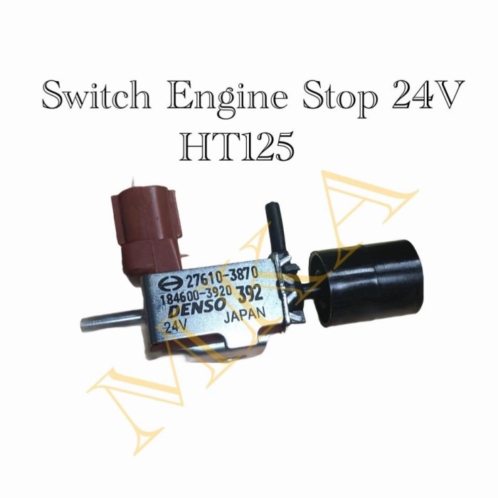 Switch Engine Stop Dyna HT125 24V